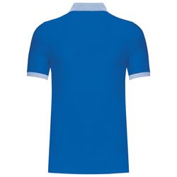 Polo da uomo in piquet bicolore