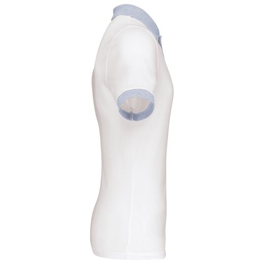 Polo da uomo in piquet bicolore