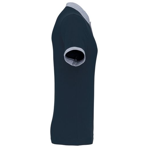 Polo da uomo in piquet bicolore