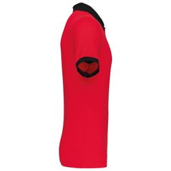 Polo da uomo in piquet bicolore