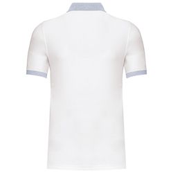 Polo da uomo in piquet bicolore