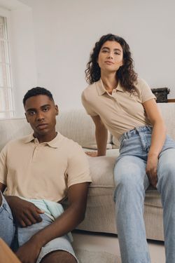 Polo piqué Bio180 uomo