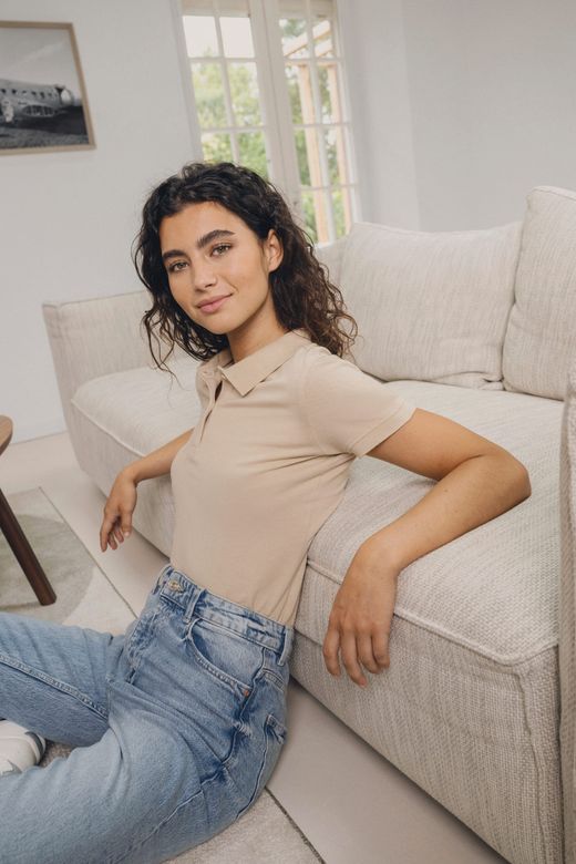 Piqué-Polohemd Bio180 für Damen