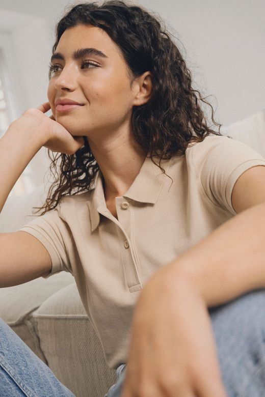 Piqué-Polohemd Bio180 für Damen