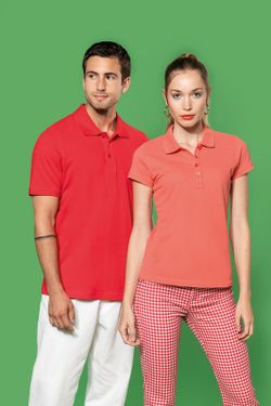 Polo da donna in piqué a manica corta