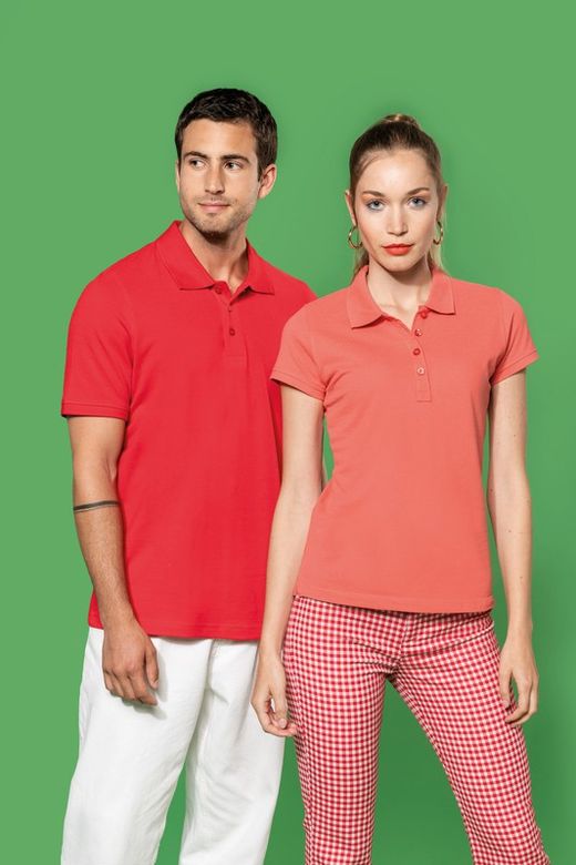 Polo da donna in piqué a manica corta