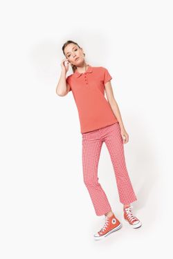 Polo da donna in piqué a manica corta