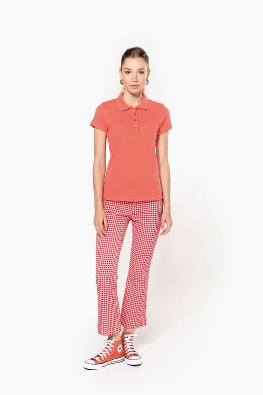 Polo da donna in piqué a manica corta