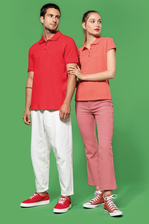 Polo da donna in piqué a manica corta