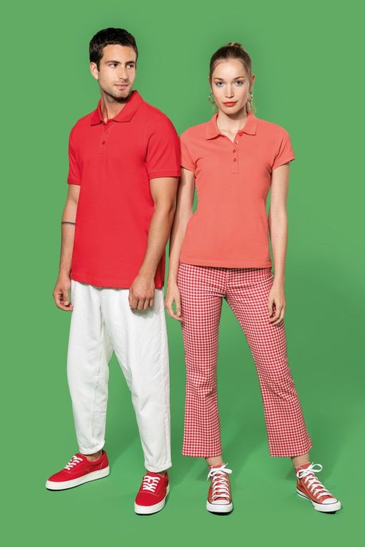 Polo da donna in piqué a manica corta