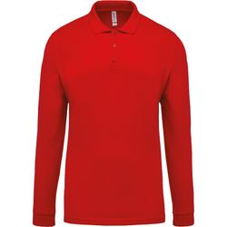 Langarm-Piqué-Polo für Herren