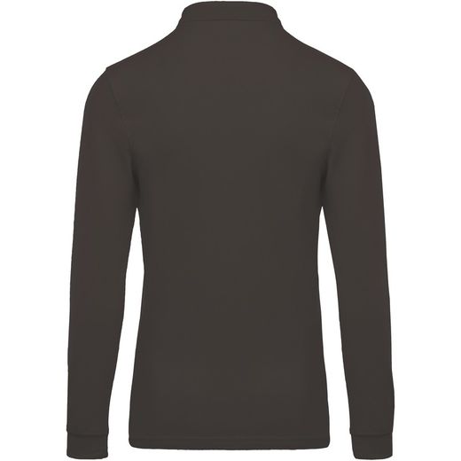 Langarm-Piqué-Polo für Herren