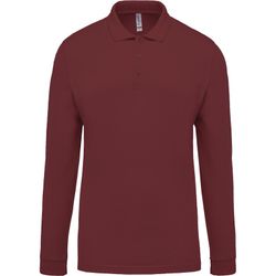 Langarm-Piqué-Polo für Herren