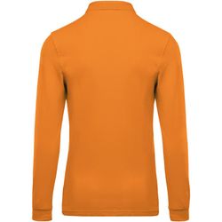 Langarm-Piqué-Polo für Herren