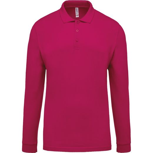 Langarm-Piqué-Polo für Herren