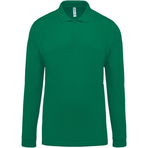 Langarm-Piqué-Polo für Herren