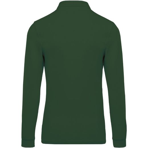 Langarm-Piqué-Polo für Herren