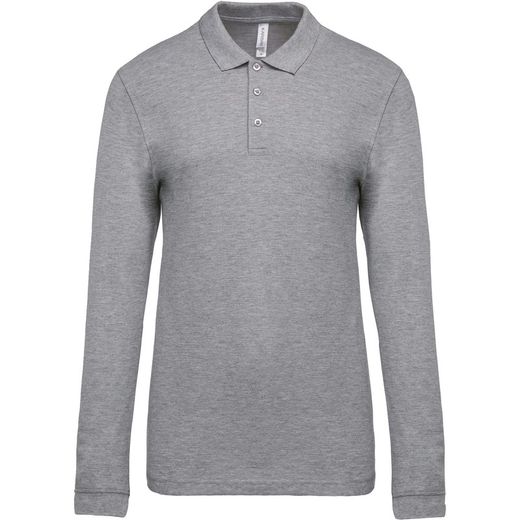 Langarm-Piqué-Polo für Herren