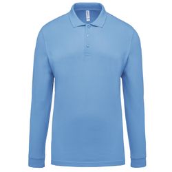 Langarm-Piqué-Polo für Herren
