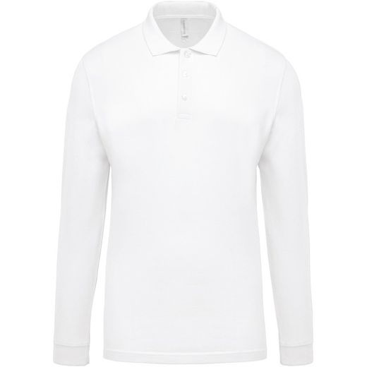 Langarm-Piqué-Polo für Herren