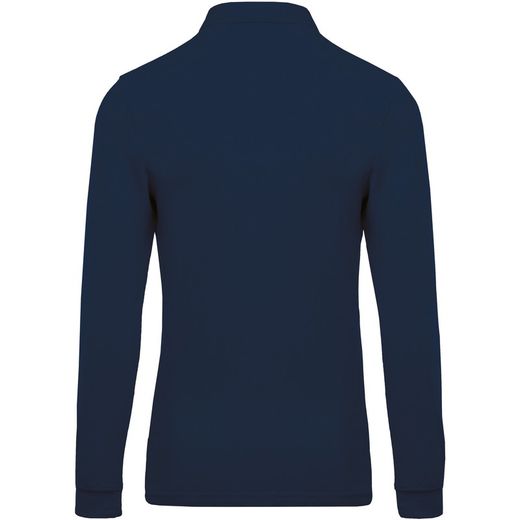 Langarm-Piqué-Polo für Herren