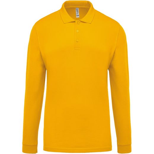 Langarm-Piqué-Polo für Herren