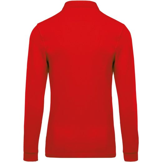 Langarm-Piqué-Polo für Herren