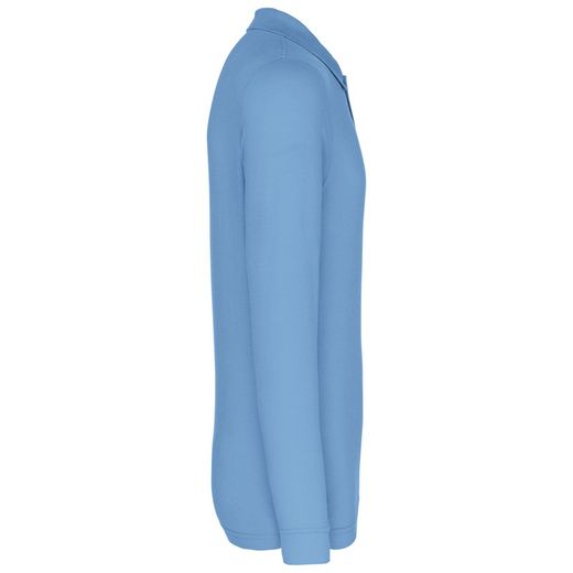 Langarm-Piqué-Polo für Herren
