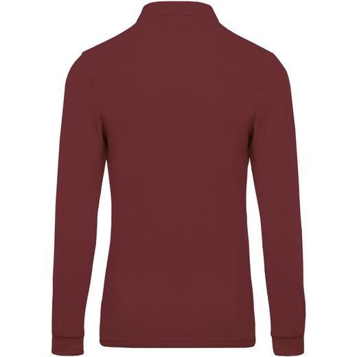 Langarm-Piqué-Polo für Herren