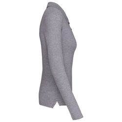Langarm-Piqué-Polo für Damen