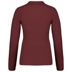 Langarm-Piqué-Polo für Damen