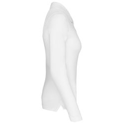 Langarm-Piqué-Polo für Damen