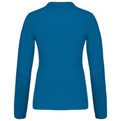 Langarm-Piqué-Polo für Damen