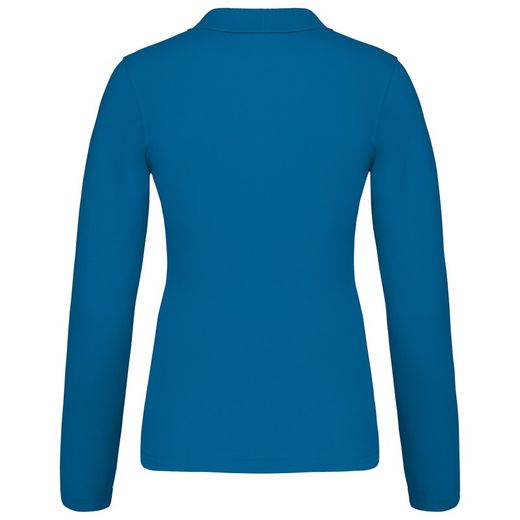 Langarm-Piqué-Polo für Damen