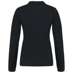 Langarm-Piqué-Polo für Damen