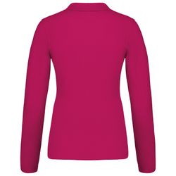 Langarm-Piqué-Polo für Damen