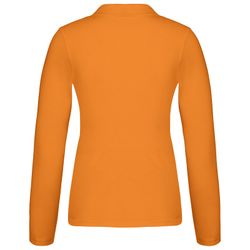 Langarm-Piqué-Polo für Damen