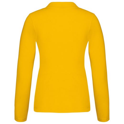 Langarm-Piqué-Polo für Damen