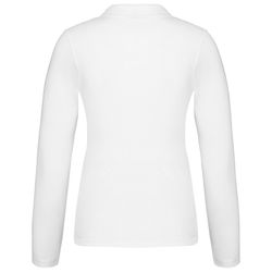 Langarm-Piqué-Polo für Damen
