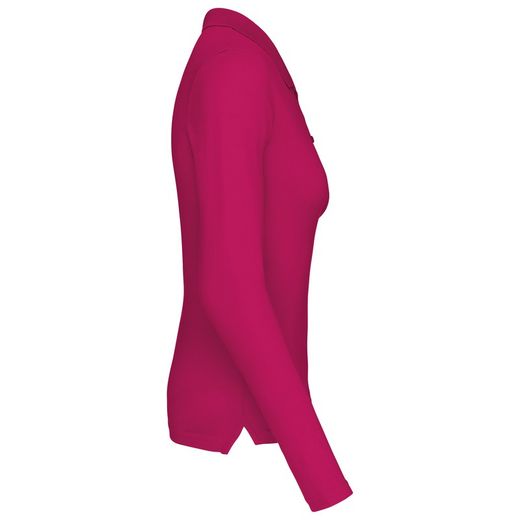 Langarm-Piqué-Polo für Damen