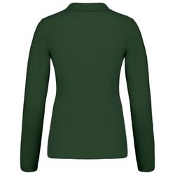 Langarm-Piqué-Polo für Damen