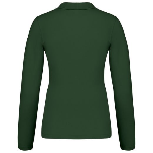 Langarm-Piqué-Polo für Damen