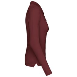 Langarm-Piqué-Polo für Damen