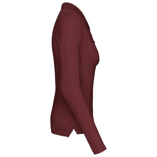 Langarm-Piqué-Polo für Damen