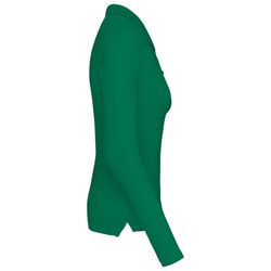 Langarm-Piqué-Polo für Damen