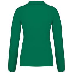 Langarm-Piqué-Polo für Damen