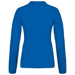 Langarm-Piqué-Polo für Damen