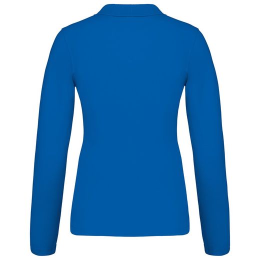 Langarm-Piqué-Polo für Damen