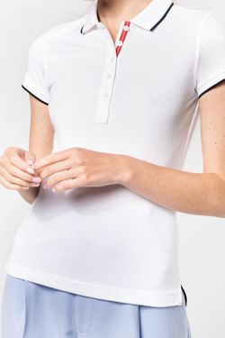 POLO PIQUE MANGA CORTA MUJER