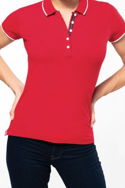POLO PIQUE MANGA CORTA MUJER